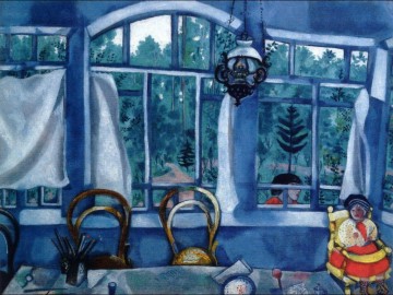 マルク・シャガール Painting - 庭の窓 現代マルク・シャガール